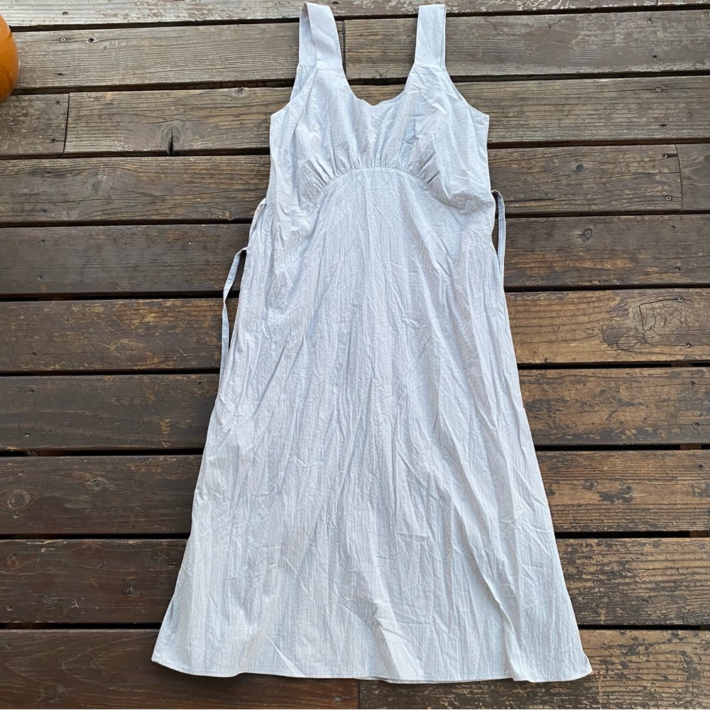 Ilona khon gather busy grey dress light weight s/s 2023 line